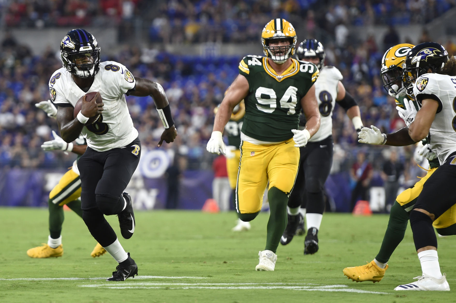 Ravens 26, Packers 13